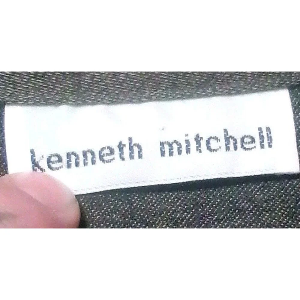 Kenneth Mitchell Blazer Size 38 Gray Women's One Button Jacket Adult Preppy Coat